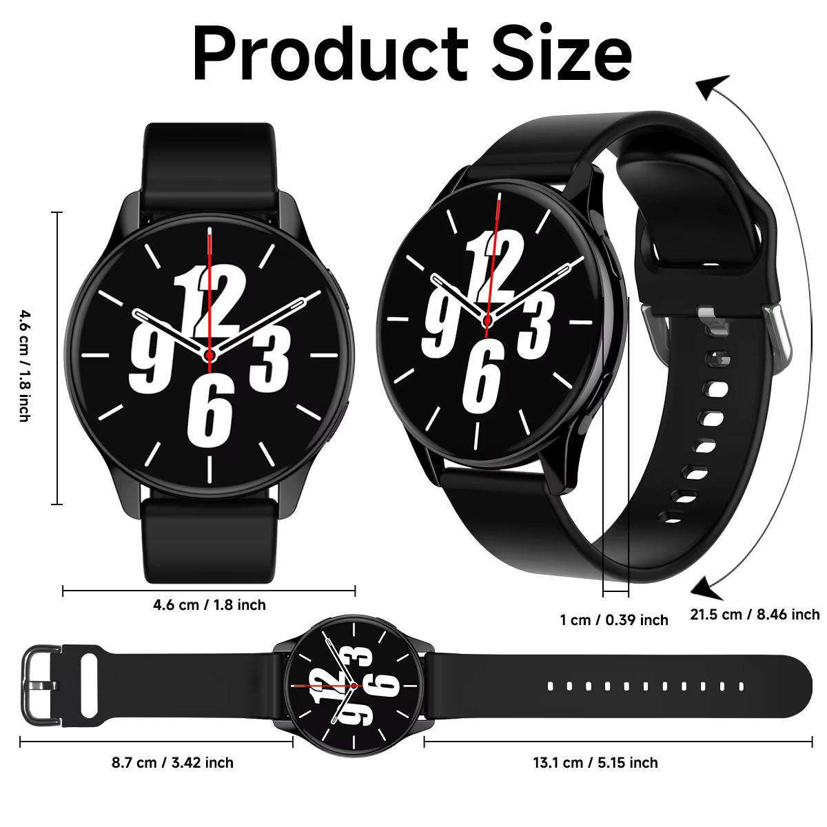 Montre intelligente HD écran tactile fréquence cardiaque sommeil BP surveillance de la santé pour téléphone Android et IOS BT appel Sport Smartwatch pour hommes femmes