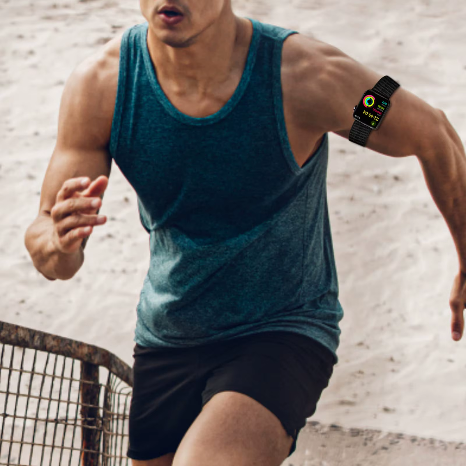 Bracelets de cheville/bras de sport compatibles avec Apple Watch 49 mm 45 mm 44 mm 42 mm 41 mm 40 mm 38 mm