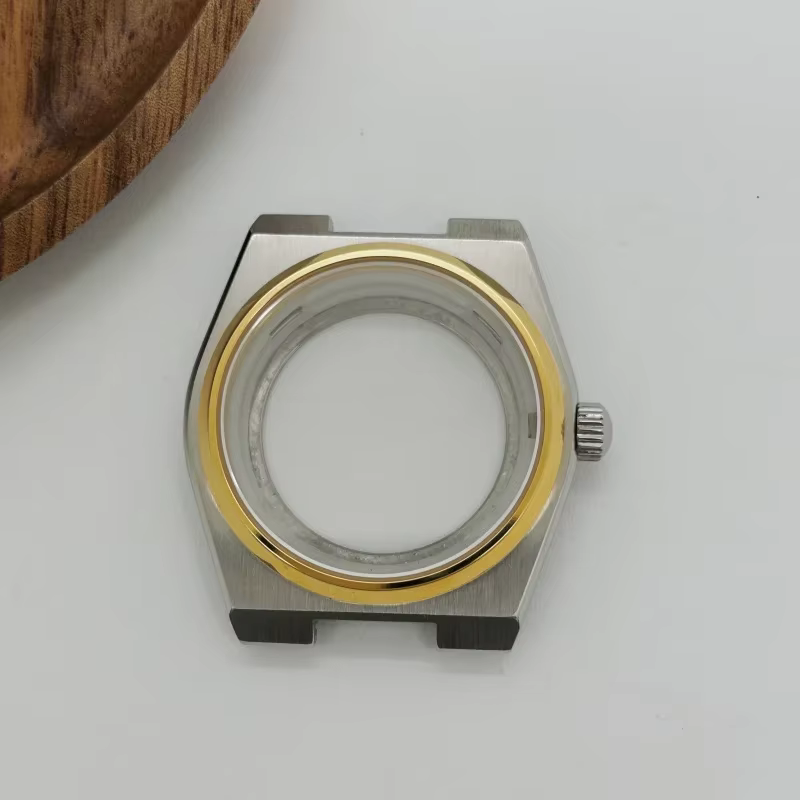 Boîtier de montre PRX Super Player avec anneau argenté