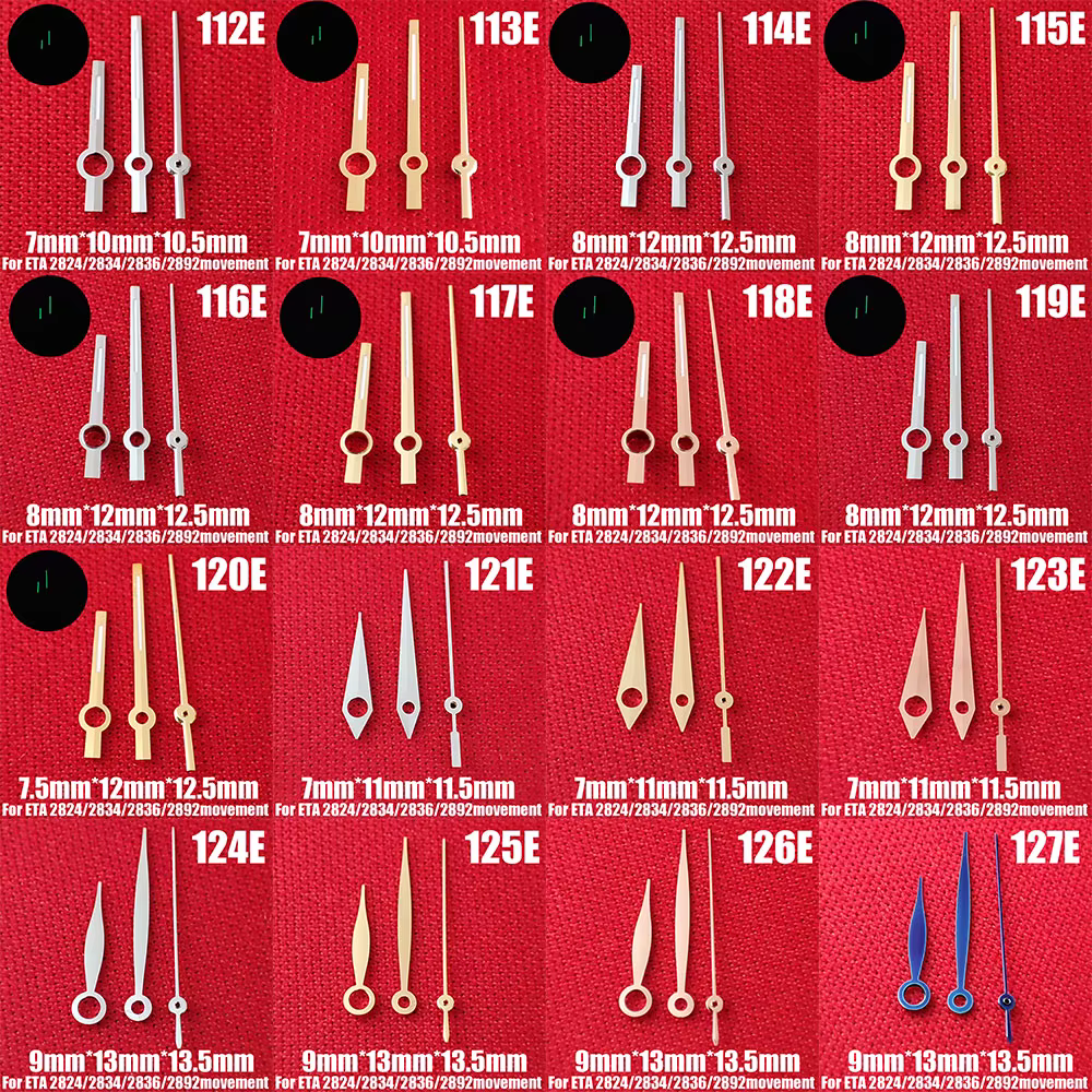 Accessoires de montre aiguilles