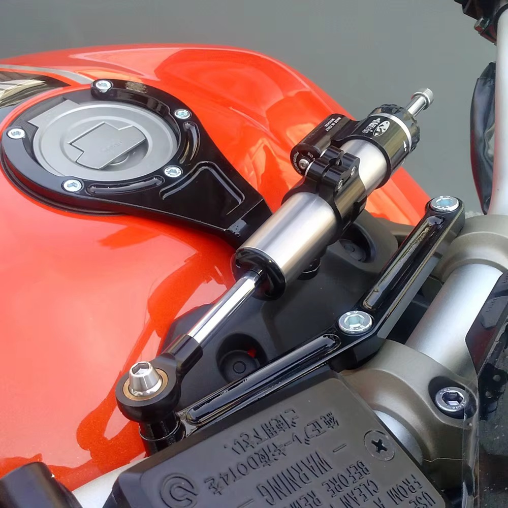 Amortisseur de direction avec support, accessoires de moto, pour YAMAHA MT-09 FZ-09 MT 09 MT09 FZ09 2013 2014 2015 2016 2017 2018 2019