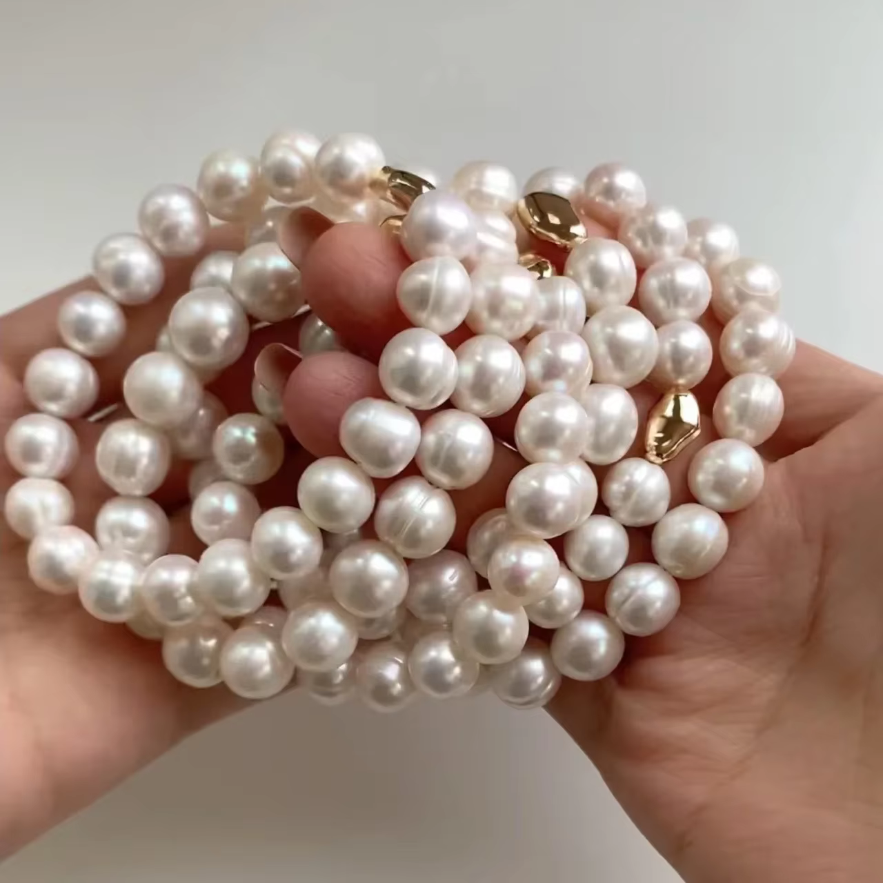 Bracelet de perles d'eau douce naturelles pour femme