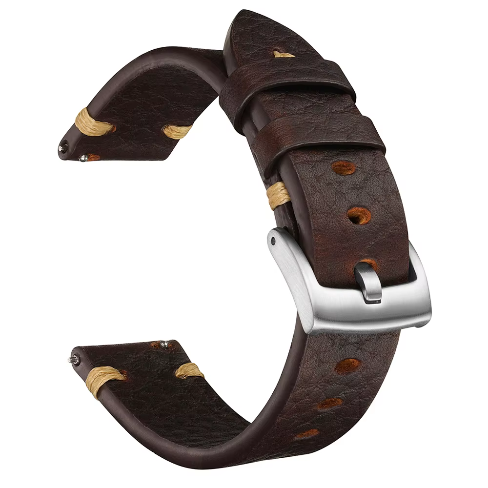 Bracelets en cuir véritable pour montre Vintage italien en détresse bracelet