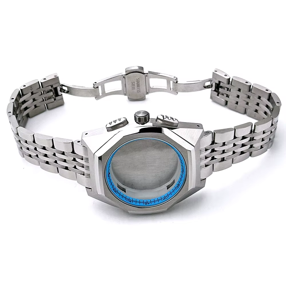 Boîtier de montre octogonal VK63 de 44