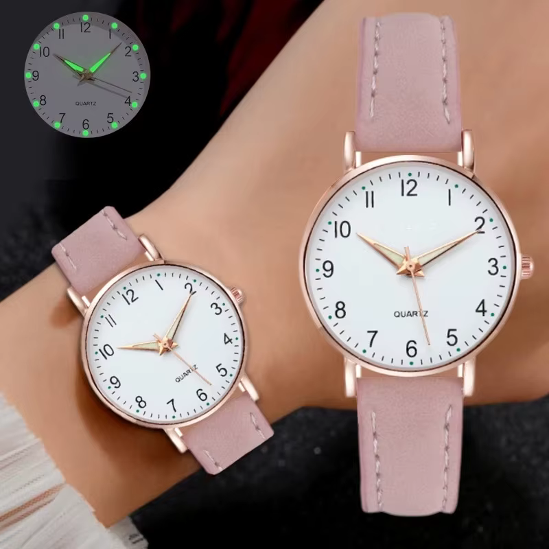 Montres à quartz brillantes pour femmes
