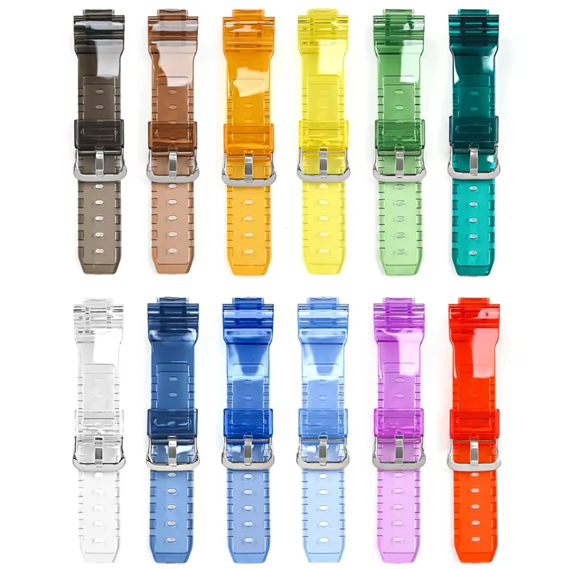 Lunette de bracelet de montre transparente pour Casio G-SHOCK DW5600 GW-M5610 GLS-5600