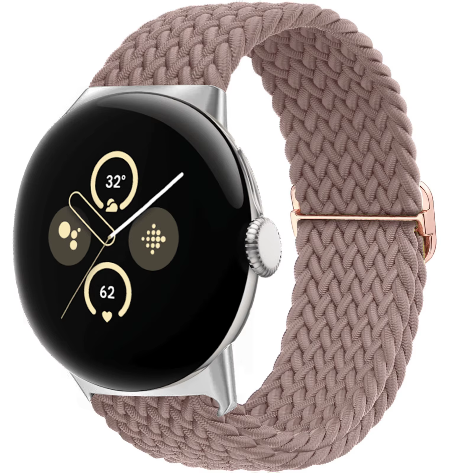 Boucle Solo tressée pour Google pixel 3 4 2 bandes accessoires Smartwatch élastique réglable en Nylon correa bracelet Pixel bracelet de montre