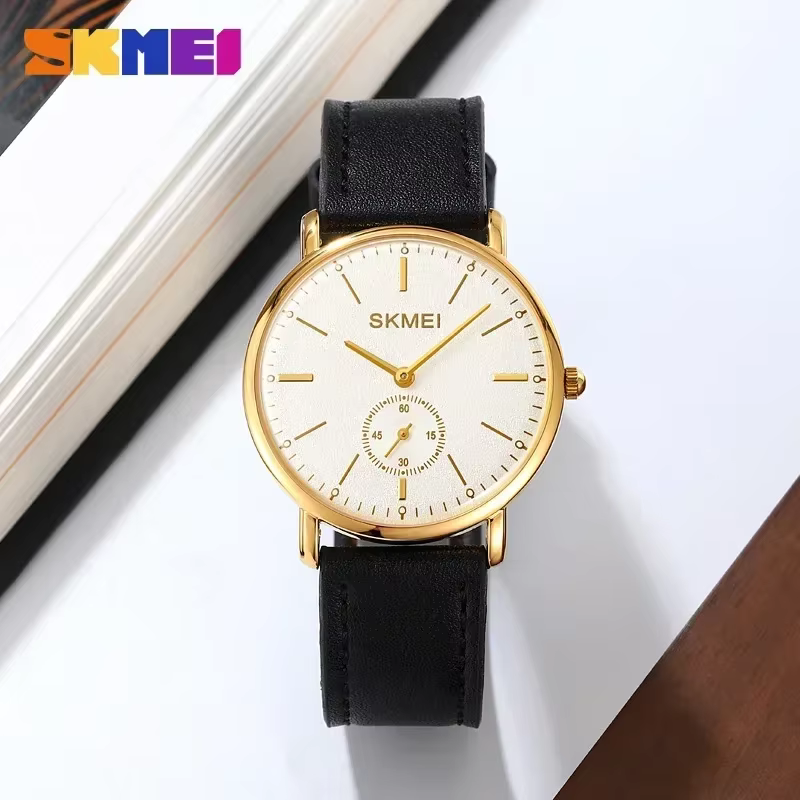 SKMEI 2308 luxe étanche chronographe antichoc sport hommes montres horloge montre à Quartz
