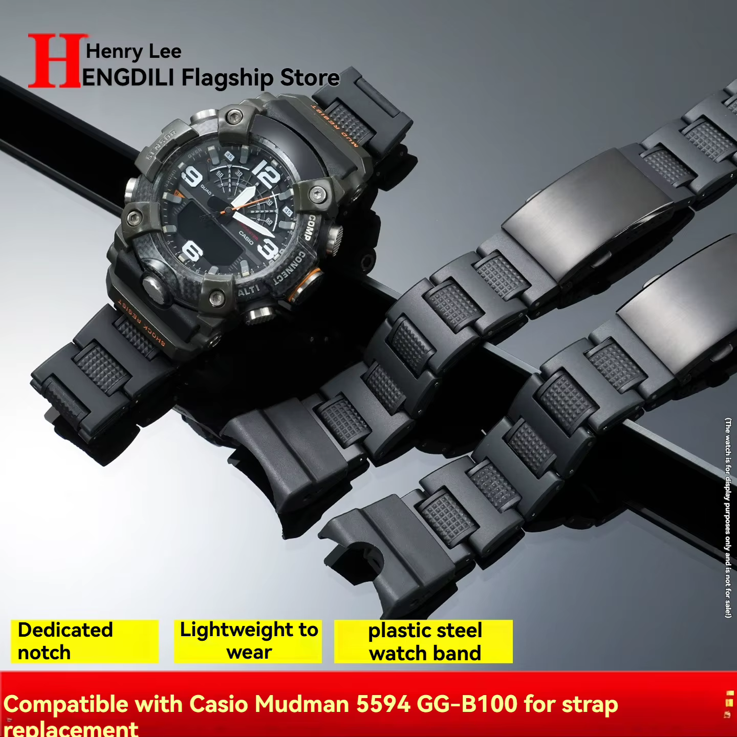 Bracelet de montre léger modifié GG B100 pour la série Casio G-SHOCK 5594 GG-B100