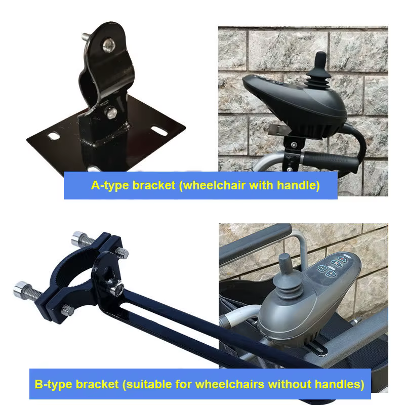 Accessoires pour fauteuil roulant électrique, support arrière de contrôleur Compatible avec la plupart des contrôleurs de fauteuil roulant, support de fauteuil roulant