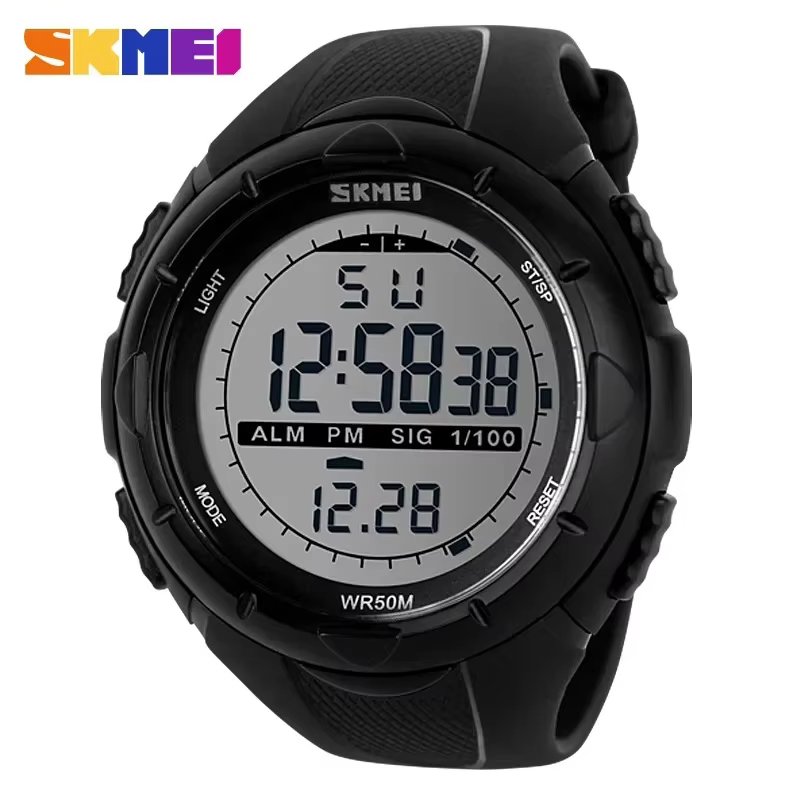 SKMEI 1025 hommes montres militaires réveil résistant aux chocs étanche montre numérique reloj hombre mode Simple montre de Sport