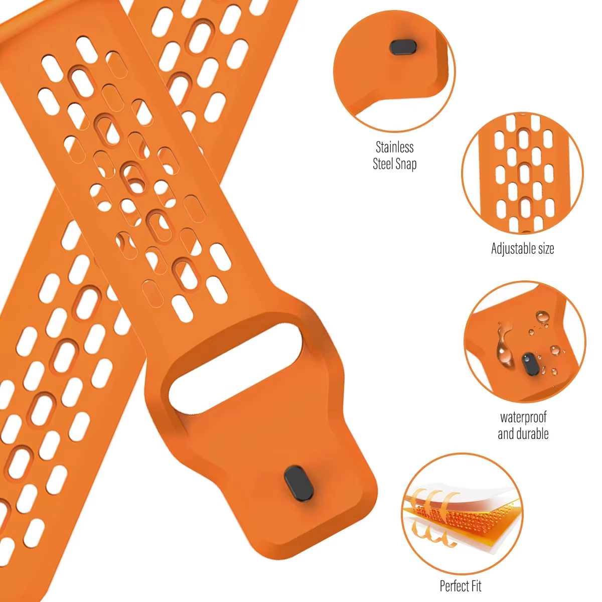 Bracelet de sport en Silicone pour Amazfit Active/Active 2