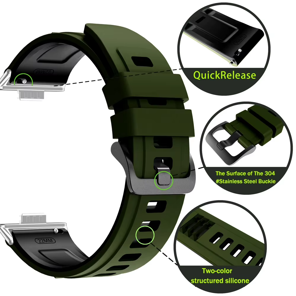 Bracelet de remplacement en silicone pour montre connectée Huawei Watch Fit 5 4 3
