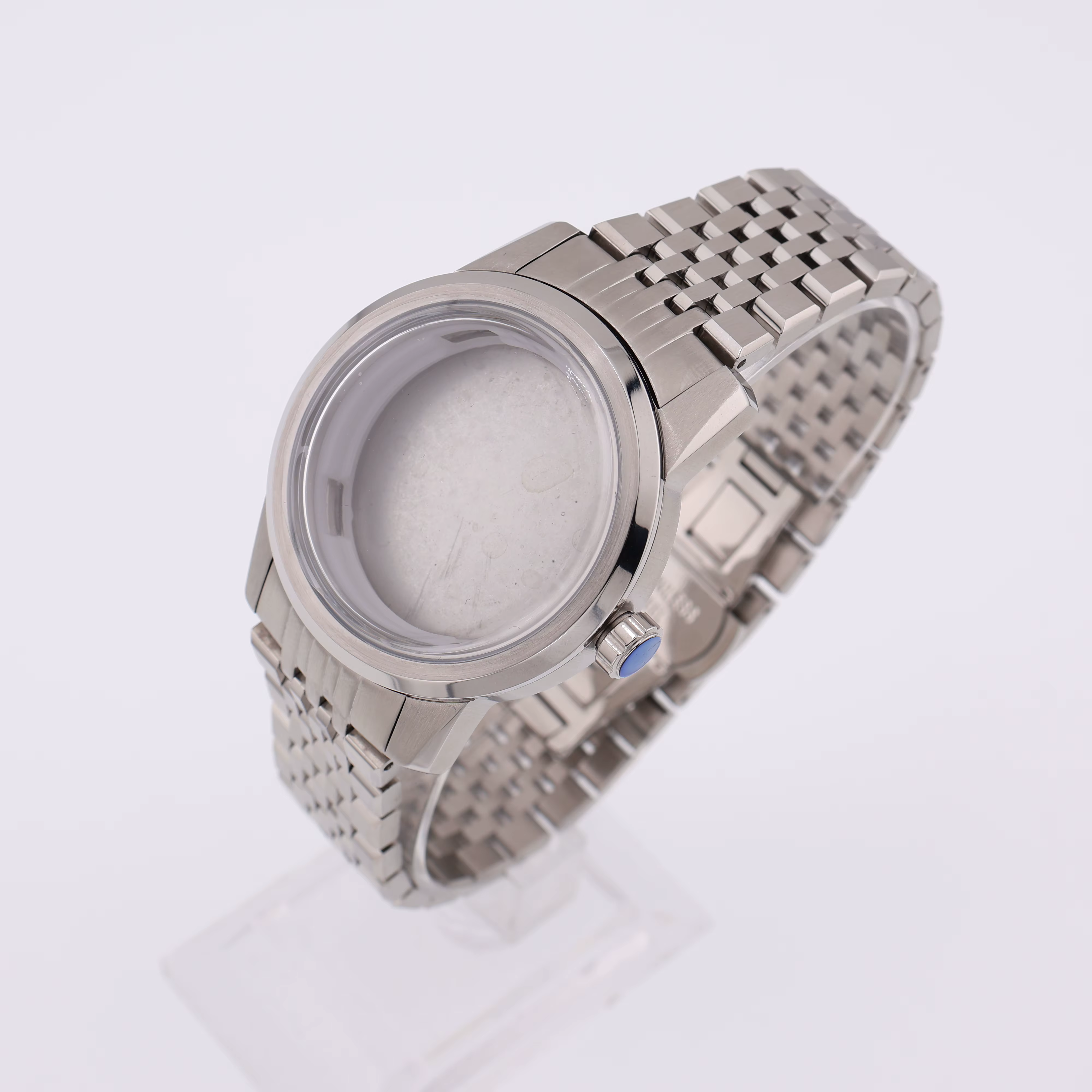 Boîtier de montre pour homme 40 mm en acier inoxydable 316L