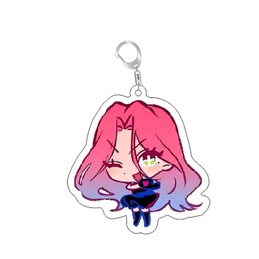 Porte-clés Chibis de scène Alien, Luka Ivan jusqu'à Mizi Hyuna Sua, accessoires de jeu, pendentif pour sac à dos, accessoire bijoux cadeau