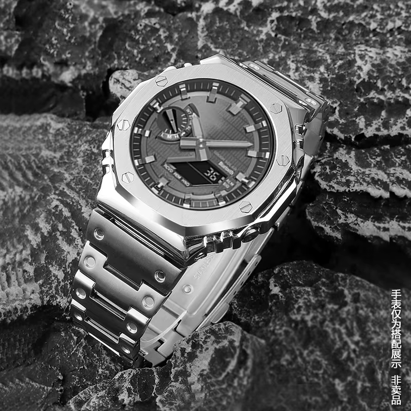 Bracelet de montre en acier inoxydable GBM-2100/GM2100/GA 2100
