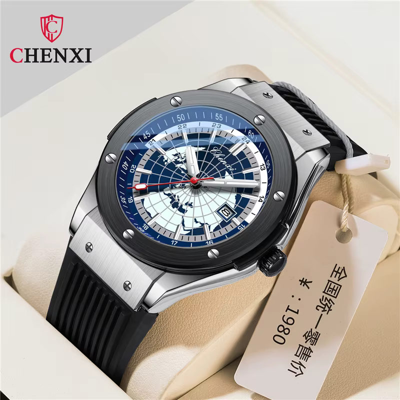 CHENXI 82442 Montre à quartz pour homme