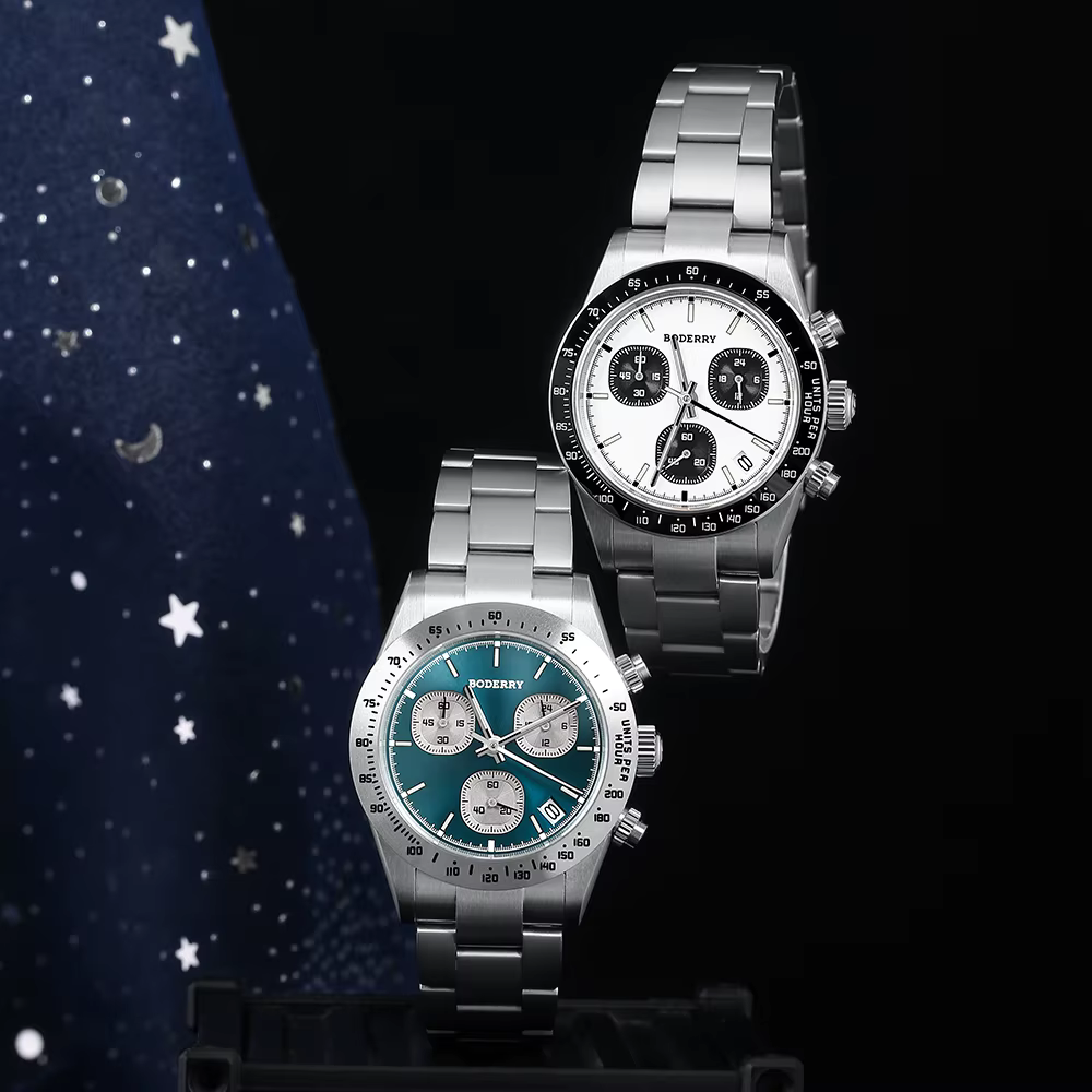 Montre chronographe Boderry GOLDACE en titane