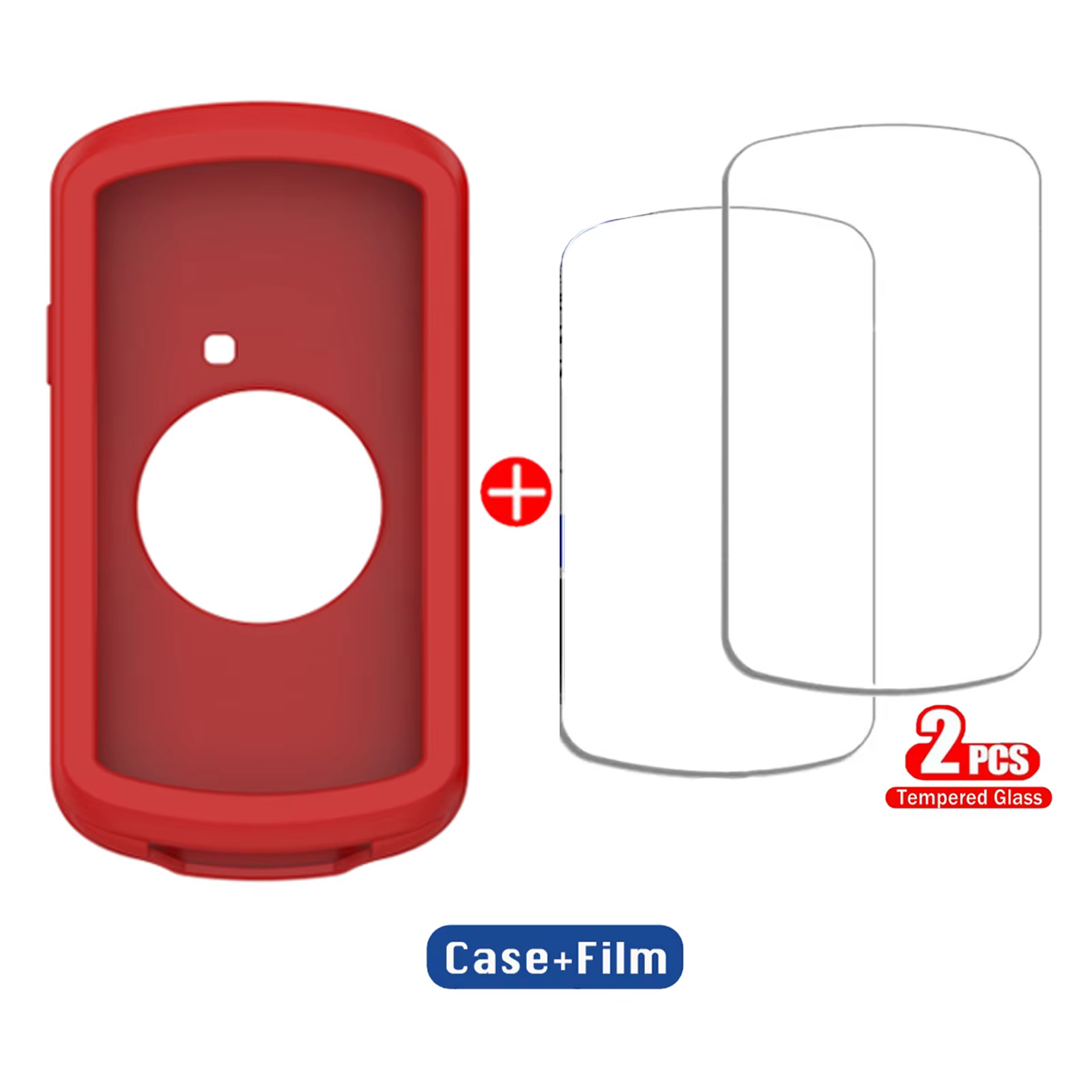 Verre trempé + étui en silicone pour Garmin Edge 530 830 840 540 1040 130 GPS