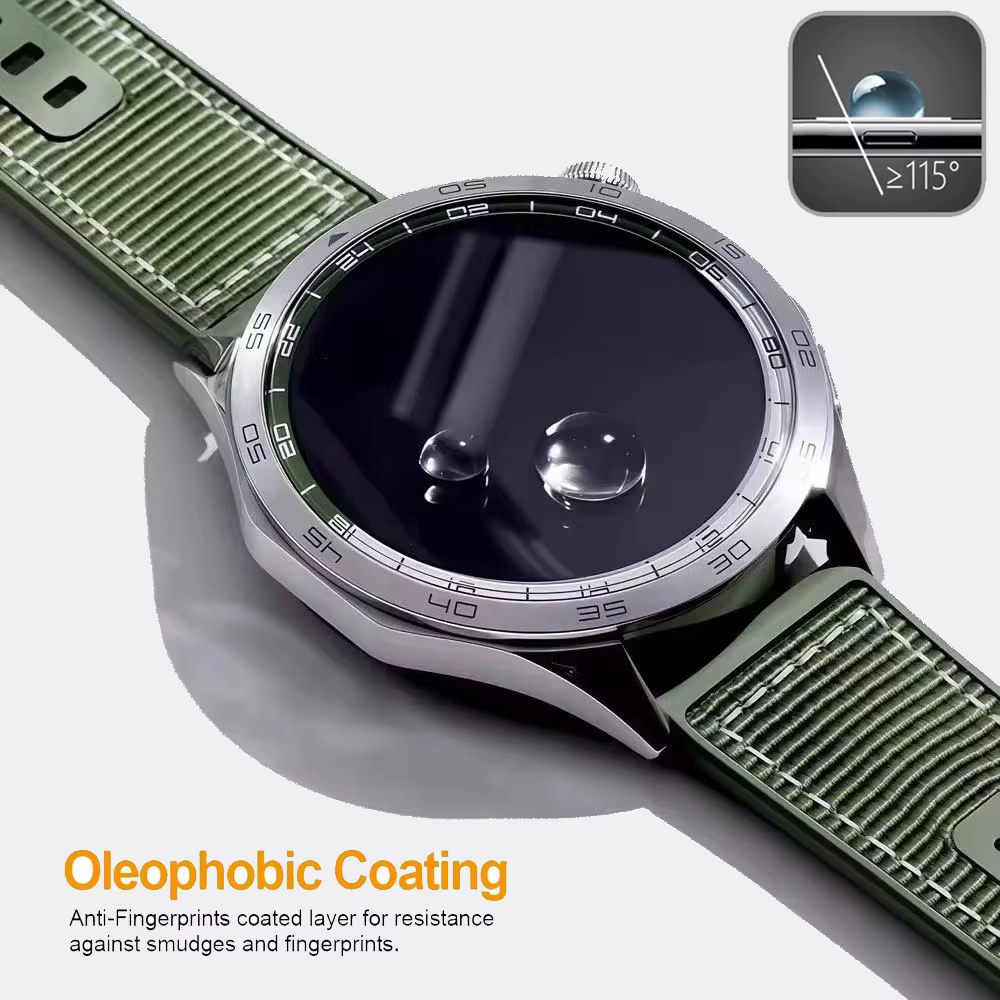 Protecteur d'écran en verre trempé pour Huawei Watch GT 6 Pro 46mm avec outil d'alignement