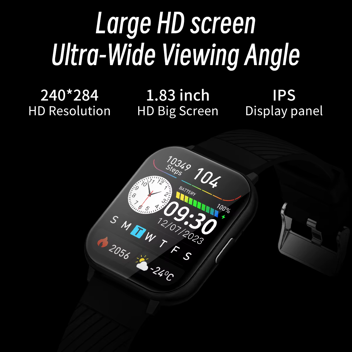 Nouvelle Montre Connectée 2026 avec Grand Écran HD 1