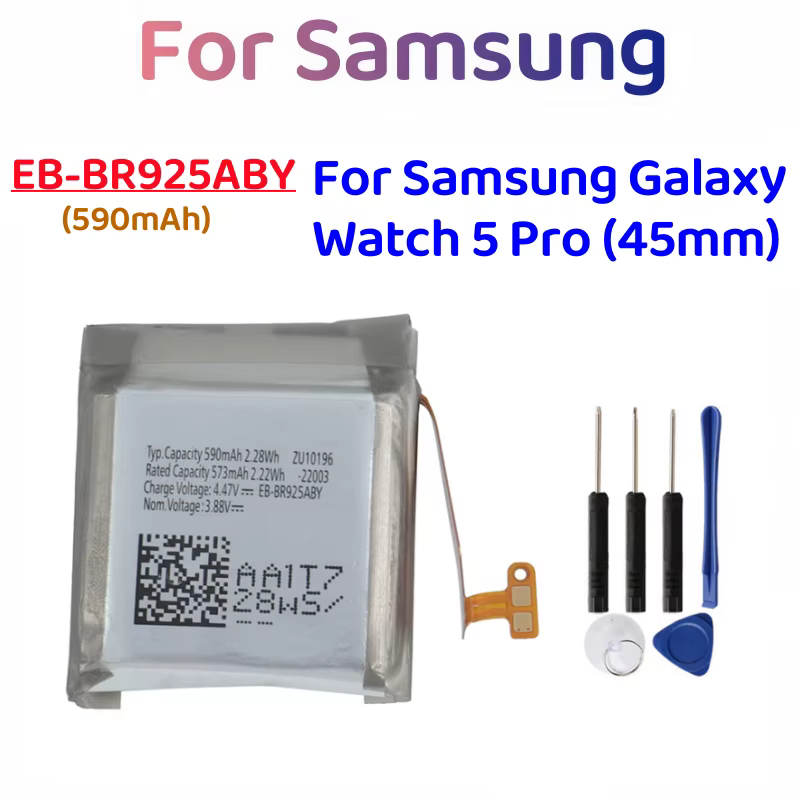 Nouvelle batterie de remplacement EB-BR900ABY EB-BR910ABY EB-BR925ABY pour Samsung Galaxy Watch 5 40MM 44MM