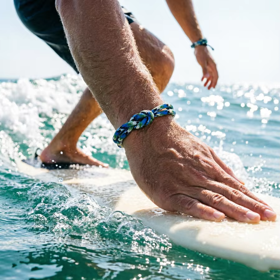 Nouveaux bracelets en corde tressée pour hommes