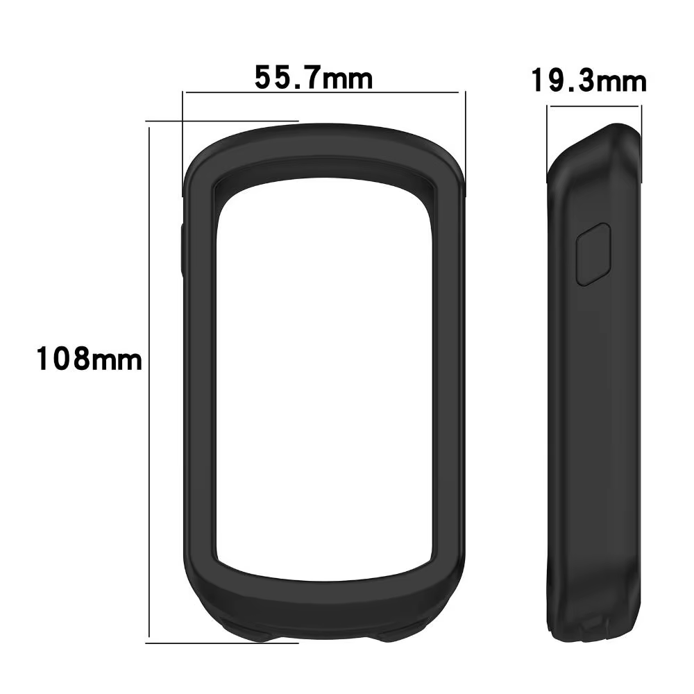 Étui de protection en Silicone pour ordinateur de vélo Garmin Explore 2