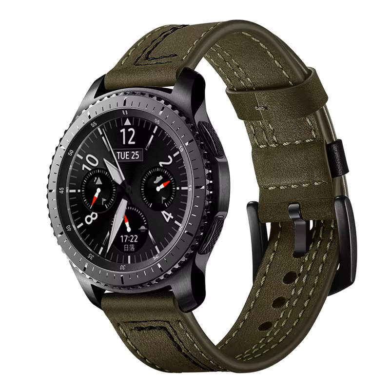 Bracelet de montre en cuir pour Garmin Venu 3