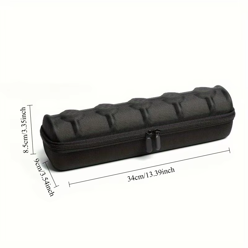 1 boîtier de montre à 5 emplacements | Organisateur de voyage à coque rigide avec insert d'oreiller - Prêt cadeau (noir)