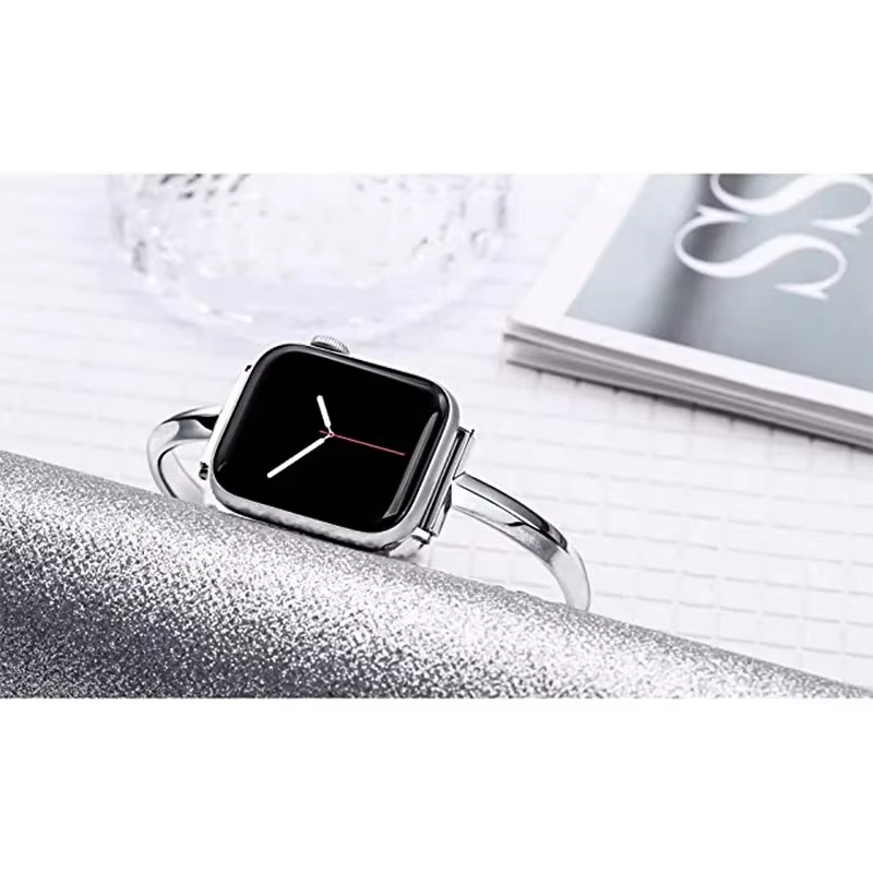 Bracelet de montre de luxe pour Apple Watch série 8 7 41 45mm 6 Se 5 4 femmes