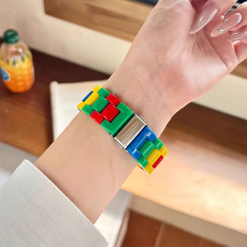Bracelet en résine arc-en-ciel pour Huawei Watch Fit 5 5 Pro