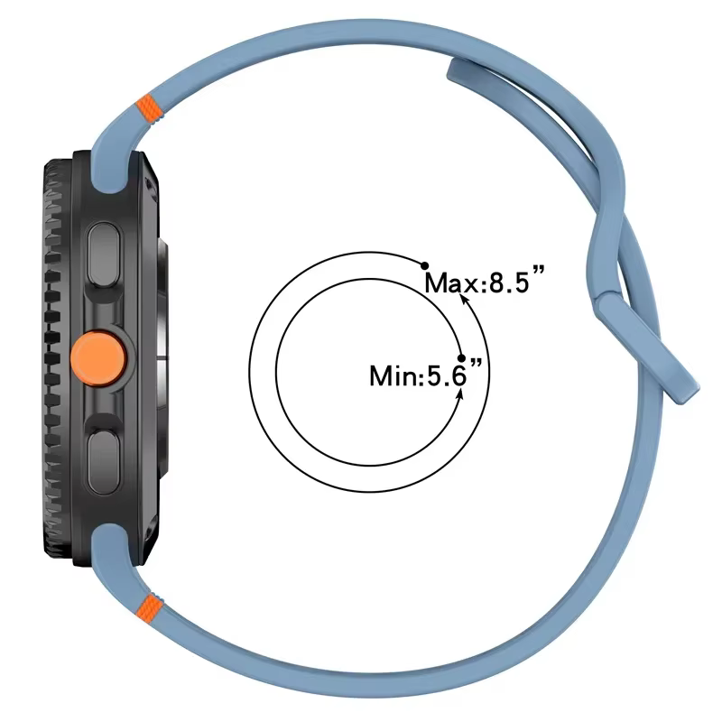 Bracelet en Silicone d'origine pour Samsung Galaxy Watch 8