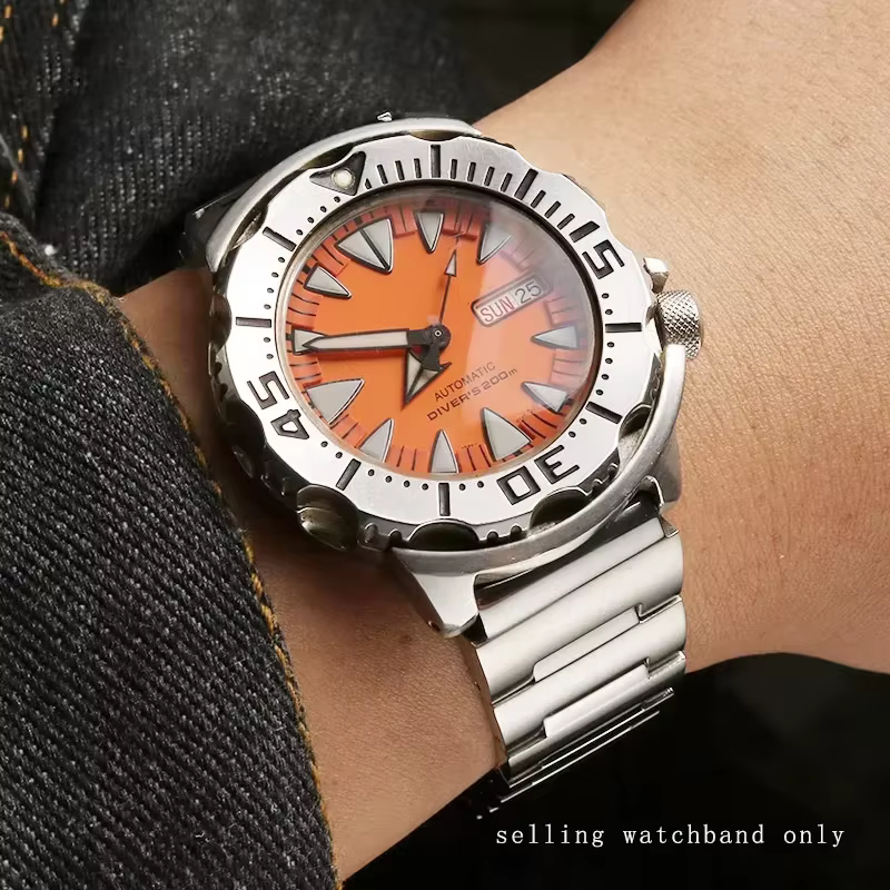 Bracelet de montre en acier de haute qualité pour Seiko Little Monster SKX779 SKX781