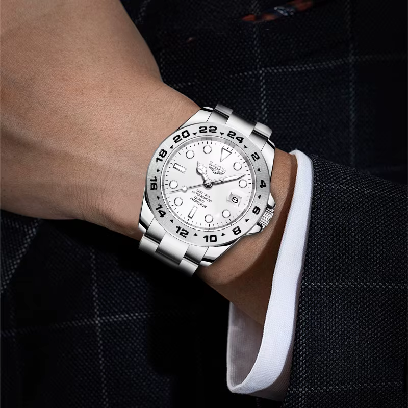 LIGE vente chaude hommes montre Sport