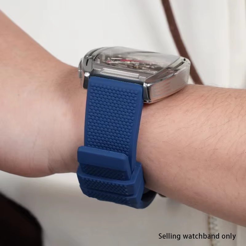 Bracelet en Silicone de haute qualité pour montre mécanique design CIGA série Z/J/X Type baril Gorilla