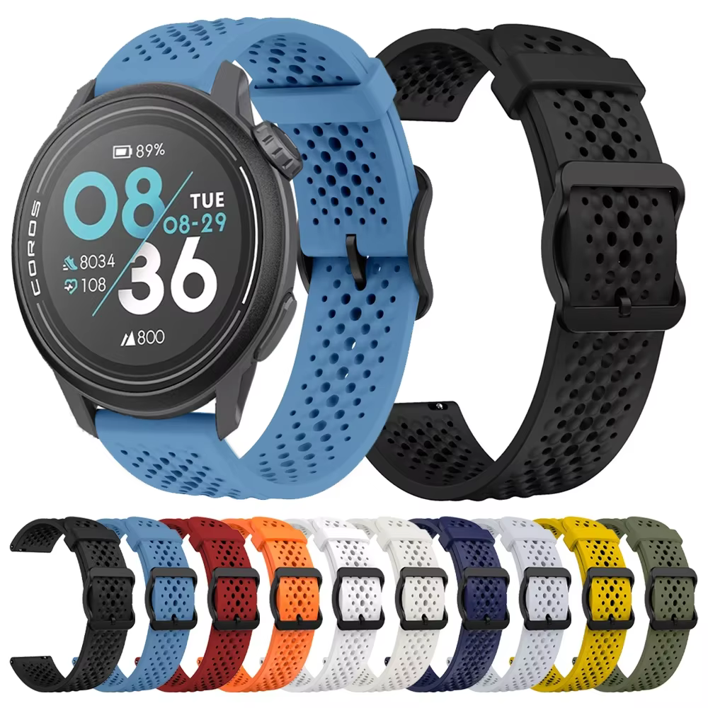 20 22mm Sport Bracelet respirant pour COROS Pace 3 2