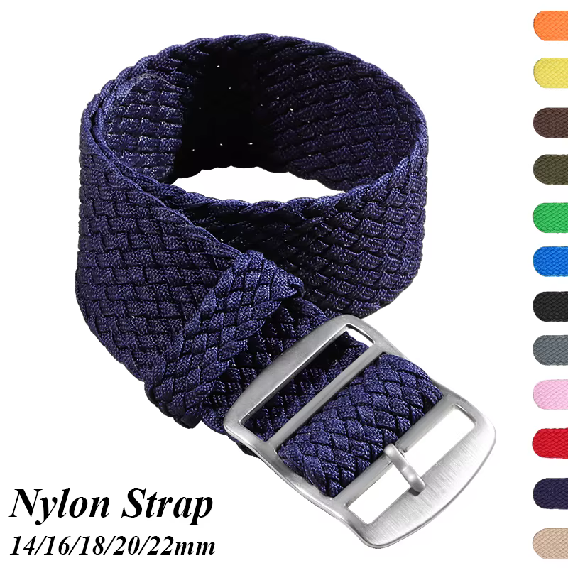 Bracelet en tissu tissé pour bracelet de montre Perlon