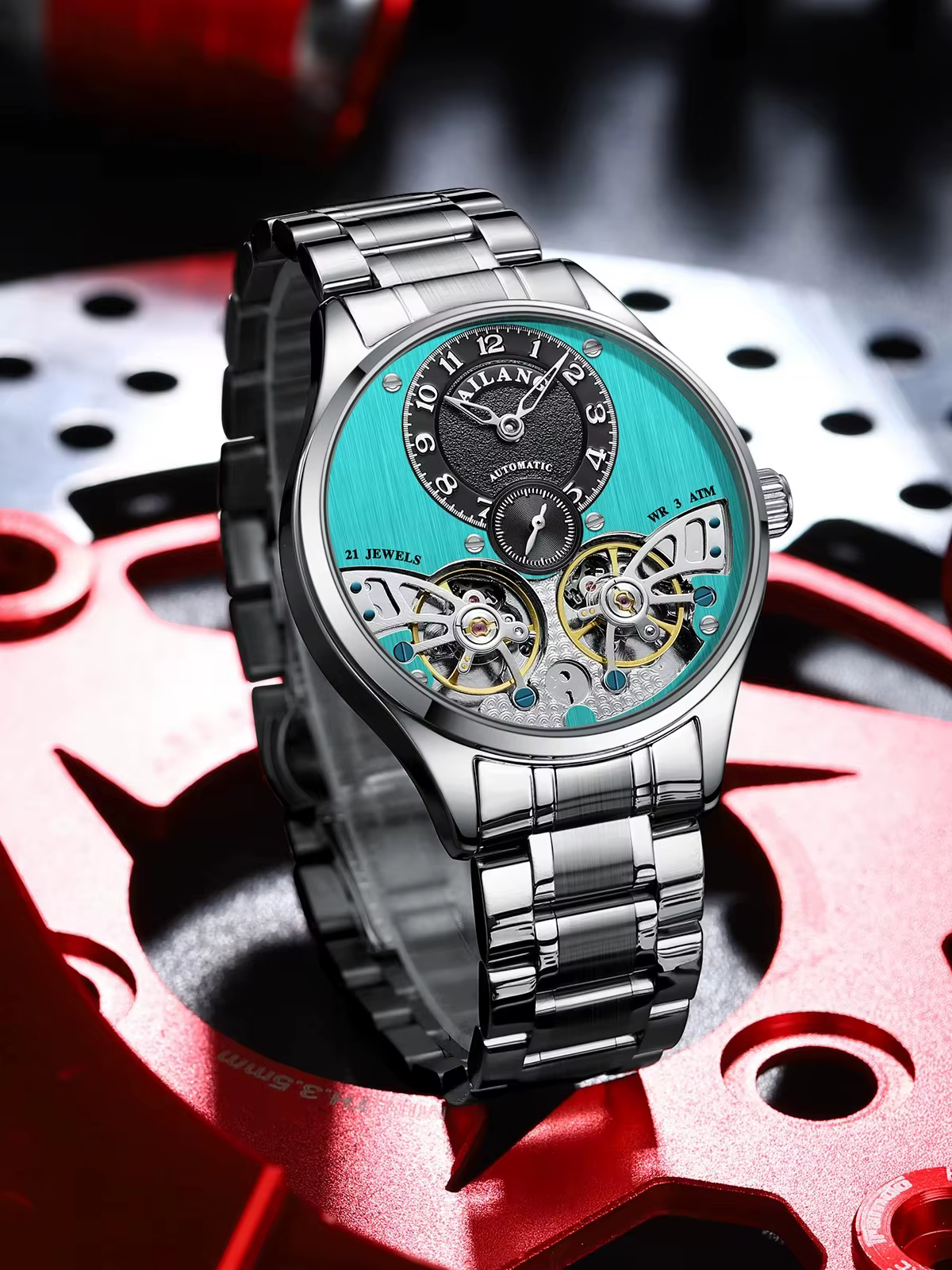 Ai Lang – montre mécanique automatique pour hommes