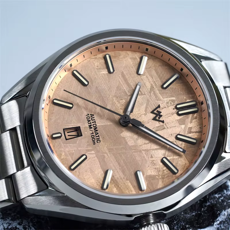 WM montre automatique mécanique hommes montres NH35 saphir limité météorite série 100M étanche homme Welly Merck
