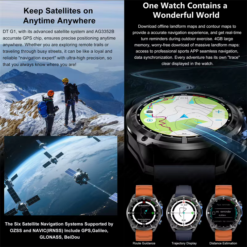 Montre connectée GPS 2026 pour sports de plein air