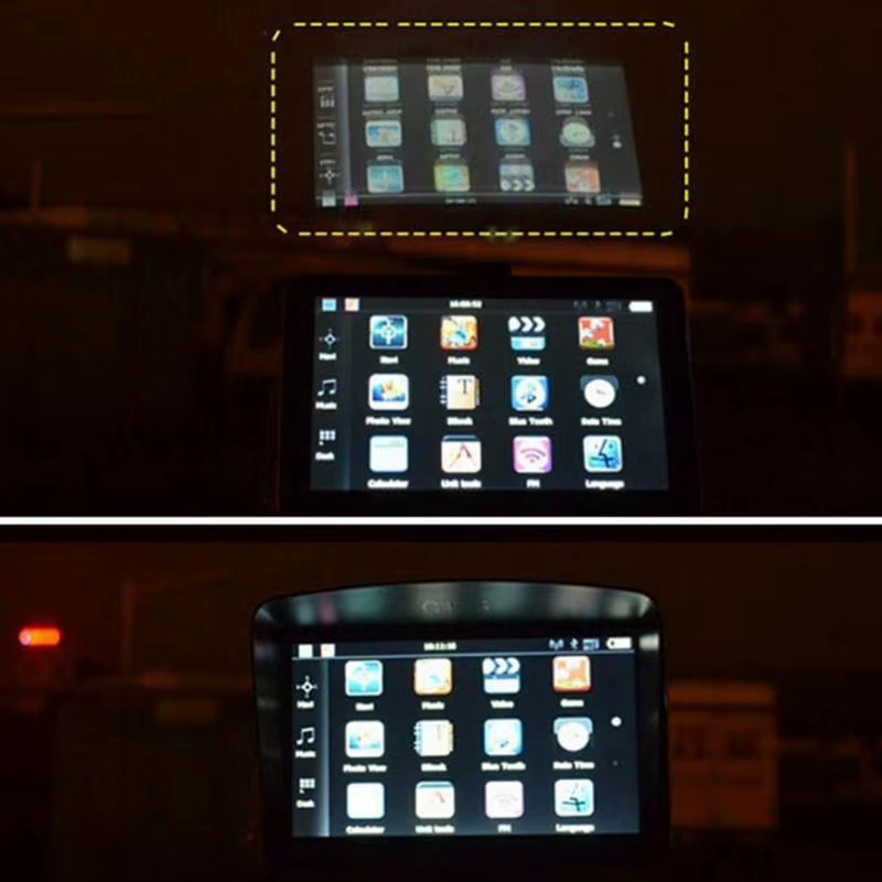 Visière de Navigation GPS pour voiture, pare-soleil, réduction de l'éblouissement, pare-soleil pour 5 pouces, accessoires de Navigation GPS