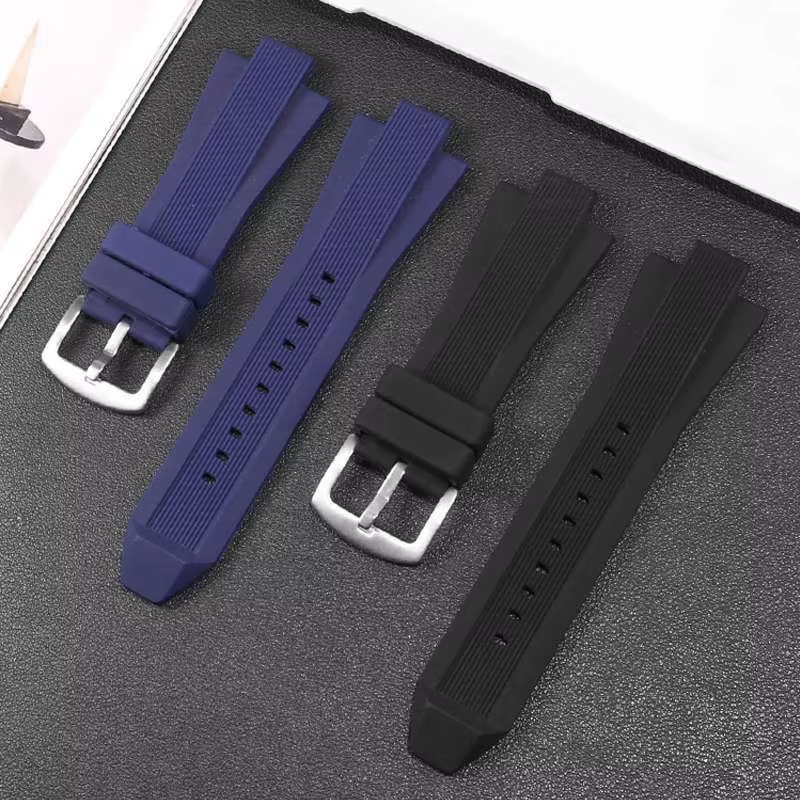 Bracelet de montre en caoutchouc de silicone