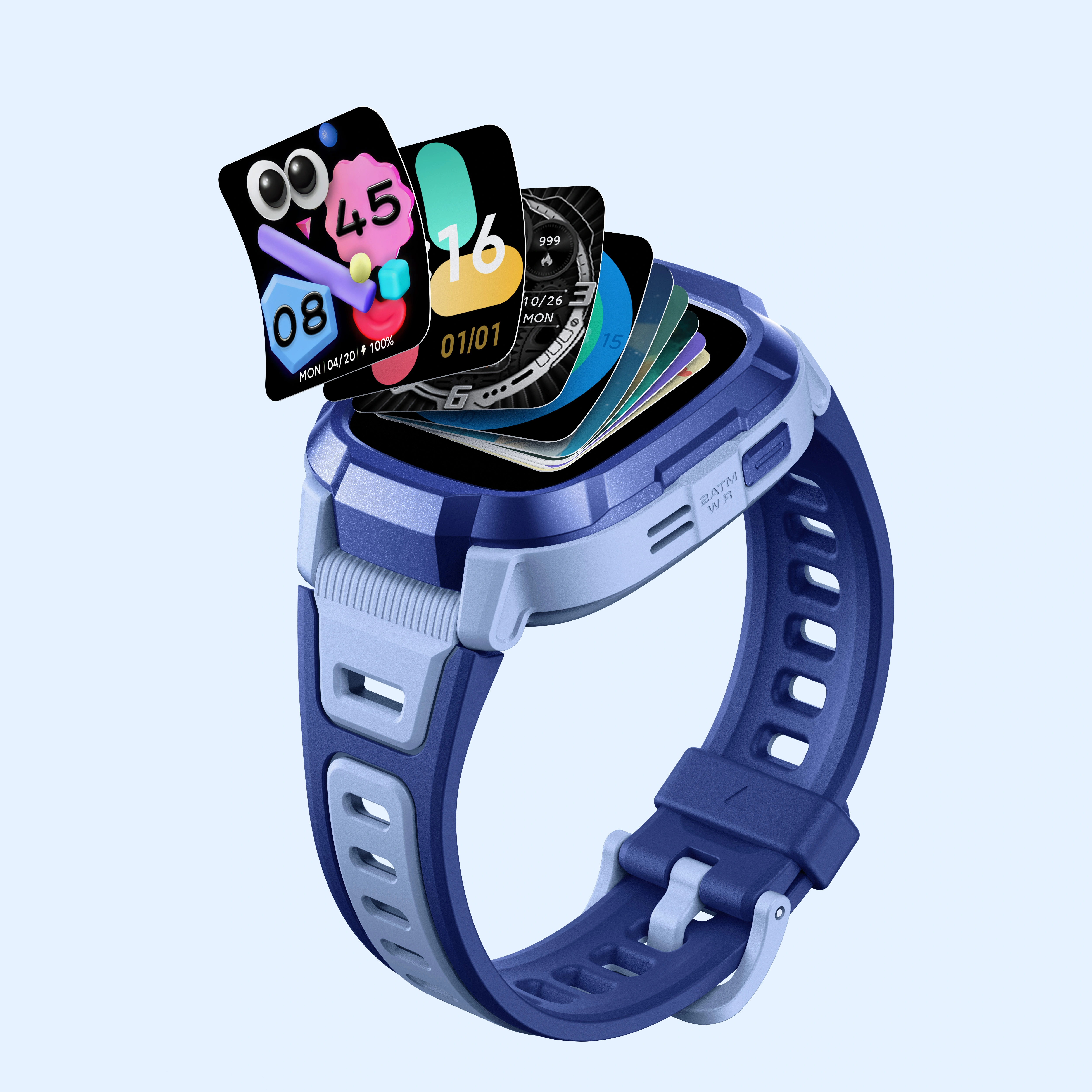 Mibro Kids smartwatch P6 GPS localisation en temps réel app contrôle 900mAh batterie 2mp caméra appel vocal 2atm