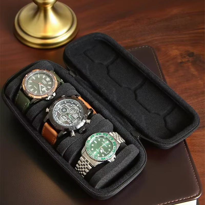 Boîte de rangement de montre de voyage