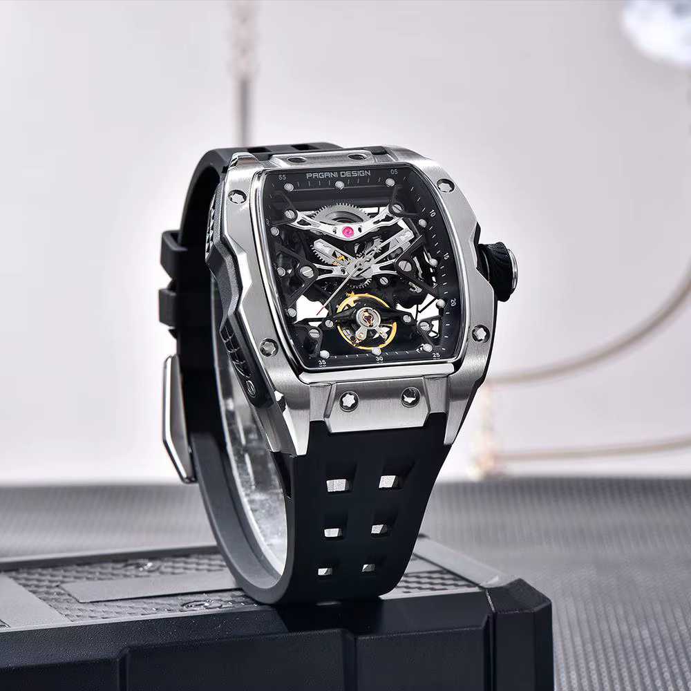Montre-bracelet mécanique automatique pour homme