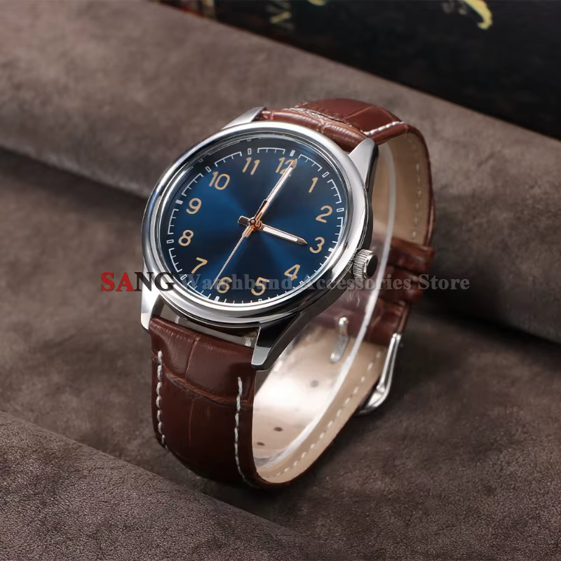 Bracelet de montre en cuir véritable pour Seiko 