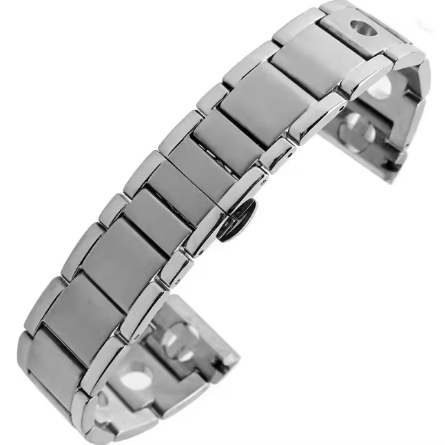 Bracelet de montre en acier inoxydable massif