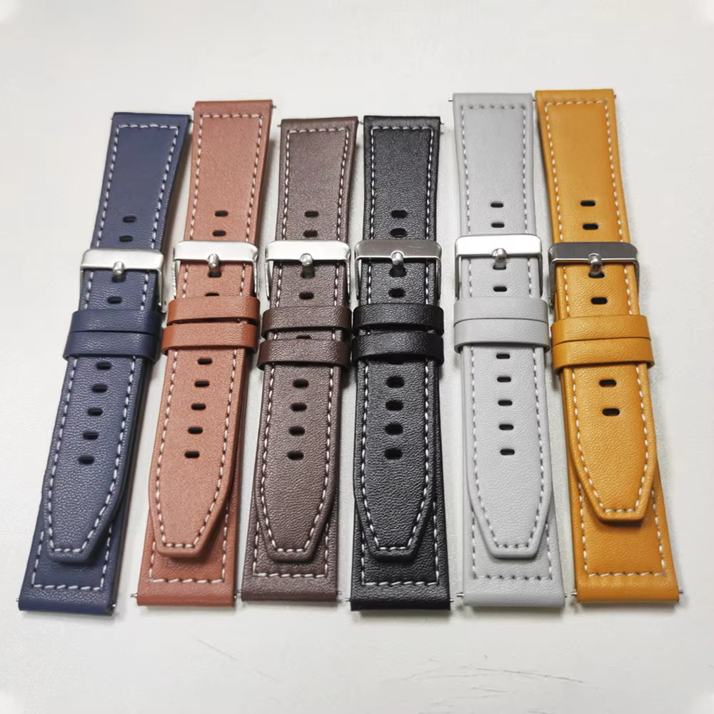 Bracelet de montre en cuir