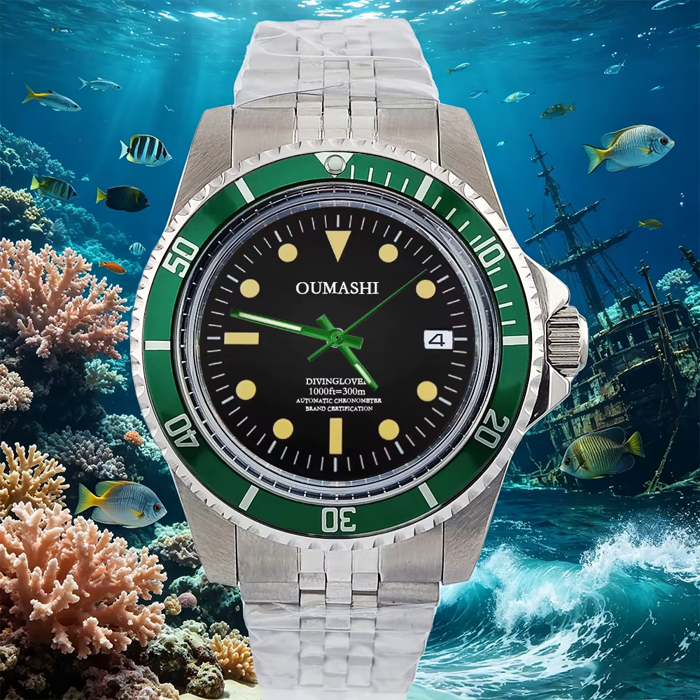Montre de plongée rétro de luxe 39